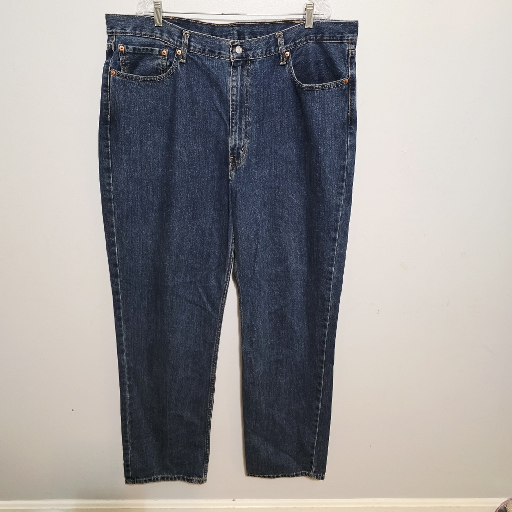 Levi's 550 Relaxed Fit Men's Jeans 42x34 Dark Wash